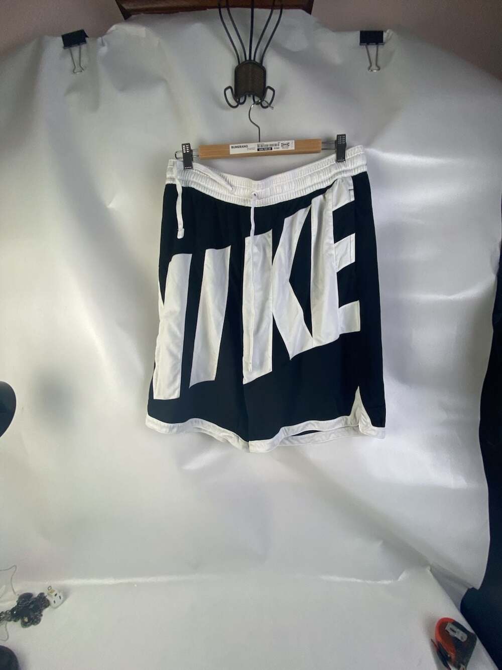 Nike Throwback Woven Basketball Shorts Black/White AT3165-010